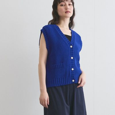 Ketty (Women)/ケティ カノコニットベスト&#8810;手洗い可能&#8811; 07ブルー トップス【三越伊勢丹/公式】