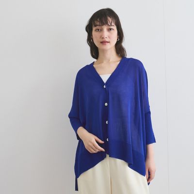 ＜Ketty (Women)＞【ＵＶカット／接触冷感】サラサラカーディガン≪手洗い可能≫