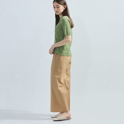 カットアウトミックスニット≪手洗い可能≫