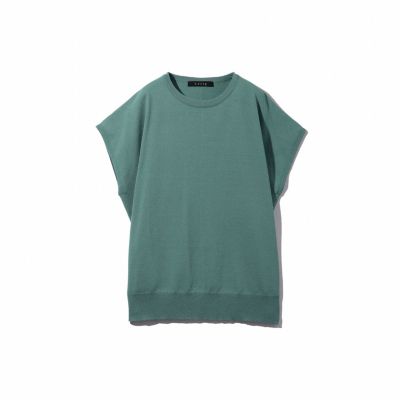 リネンライクゆるニットトップス≪手洗い可能≫