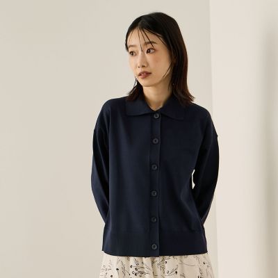 Ketty (Women)/ケティ スポンディッシュポロニットトップス&#8810;手洗い可能&#8811; 05ネイビー 【三越伊勢丹/公式】