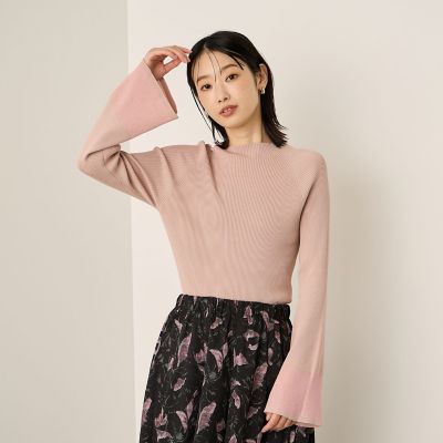 Ketty (Women)/ケティ シアースリーブリブニットプルオーバー&#8810;手洗い可能&#8811; 06ピンク トップス【三越伊勢丹/公式】