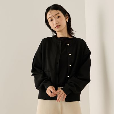 Ketty (Women)/ケティ スポンディッシュメタルボタンカーディガン&#8810;手洗い可能&#8811; 04ブラック トップス【三越伊勢丹/公式】