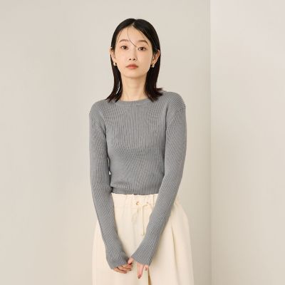 Ketty (Women)/ケティ 調温クルーネックニット&#8810;手洗い可能&#8811; 13ライトグレー トップス【三越伊勢丹/公式】