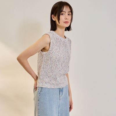 ミックスコイルクロップドニットベスト | Ketty (Women)/ケティ | 三越