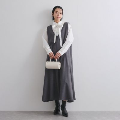 アレンジボウタイブラウス≪手洗い可能≫