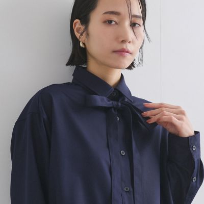 アレンジボウタイブラウス≪手洗い可能≫