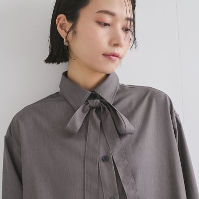 アレンジボウタイブラウス≪手洗い可能≫