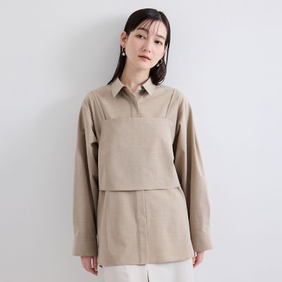 Ketty (Women)/ケティ 梳毛合繊2ピースブラウス&#8810;手洗い可能&#8811; 12ベージュ トップス【三越伊勢丹/公式】