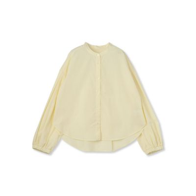 バンドカラーシャツ≪洗濯機で洗える≫