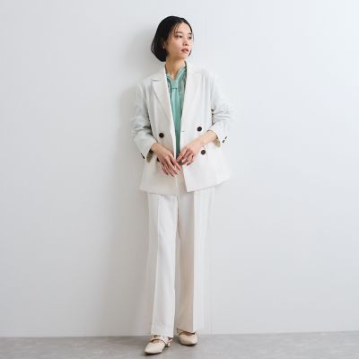 ブライトシアーボウタイブラウス≪手洗い可能≫