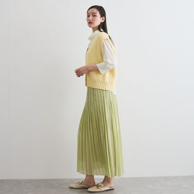 ロールネックシアーシャツブラウス≪手洗い可能≫
