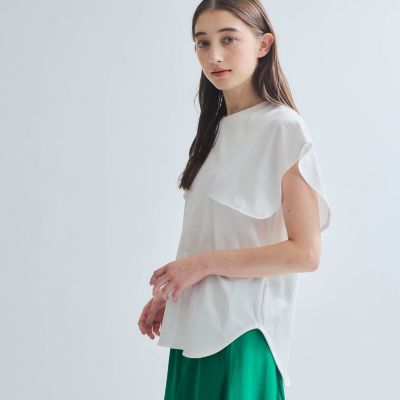 ＜Ketty (Women)＞フリルスリーブブラウス≪手洗い可能≫
