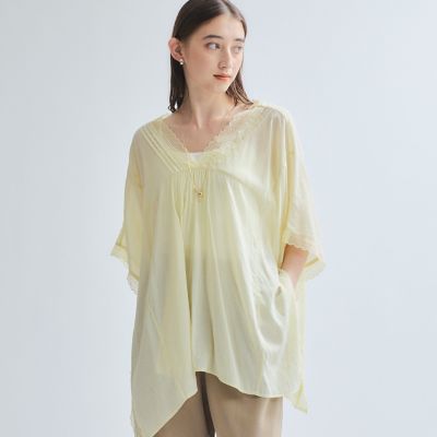 シフォンフリルノースリブラウス≪手洗い可能≫ | QUEENS COURT