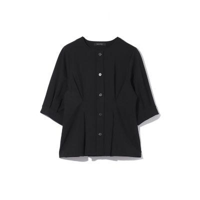 【SALE】Ketty (Women)/ケティ CICA配合サークルストレッチブラウス&#8810;洗濯機で洗える&#8811; 04ブラック トップス【三越伊勢丹/公式】