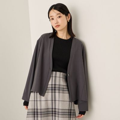 ＜Ketty (Women)＞≪日本製≫　ドライカルゼＴＥＸカーディガン≪手洗い可能≫