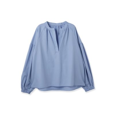 ハイカウントタイプライターキーネックブラウス | Ketty (Women