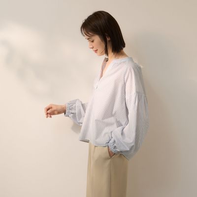 ブロードストライプキーネックブラウス | Ketty (Women)/ケティ | 三越 