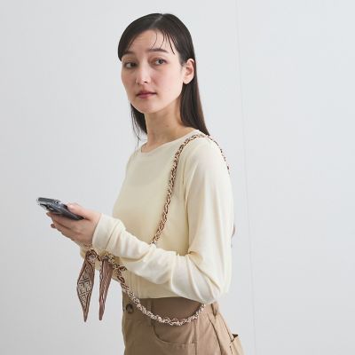 スカーフクロススマホチェーン