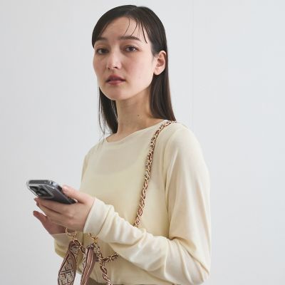 スカーフクロススマホチェーン