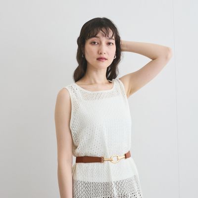 リングバックルデザインベルト