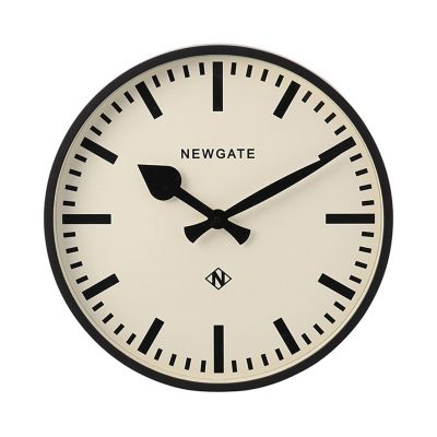 ＜三越伊勢丹/公式＞ NEWGATE CLOCK/ニューゲイトクロック ナンバースリー レールウェイクロック インブラック ブラック 時計【三越伊勢丹/公式】