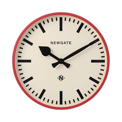 ＜三越伊勢丹/公式＞ NEWGATE CLOCK/ニューゲイトクロック ナンバースリー レールウェイクロック インレッド レッド 時計【三越伊勢丹/公式】