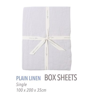 TOMORROWLAND HOME/トゥモローランド ホーム プレーンリネン ボックスシーツ(シングル) 13ライトグレー 【三越伊勢丹/公式】