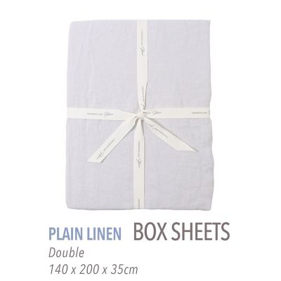 TOMORROWLAND HOME/トゥモローランド ホーム プレーンリネン ボックスシーツ(ダブル) 13ライトグレー 【三越伊勢丹/公式】