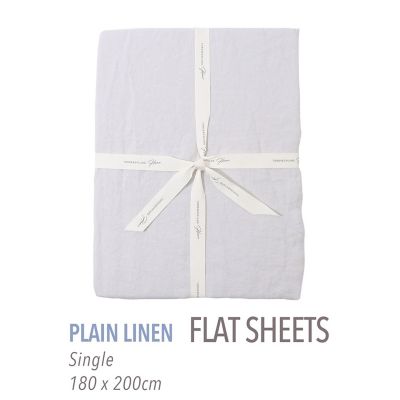 TOMORROWLAND HOME/トゥモローランド ホーム プレーンリネン フラットシーツ(シングル) 13ライトグレー 【三越伊勢丹/公式】