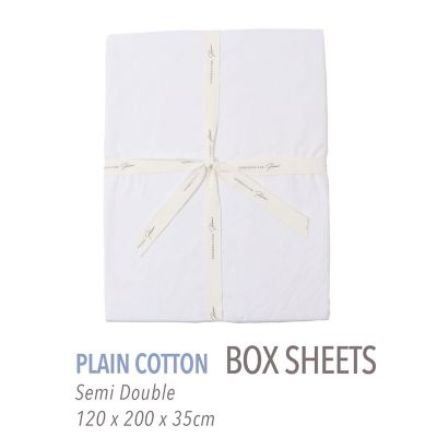 TOMORROWLAND HOME/トゥモローランド ホーム プレーンコットン ボックスシーツ(セミダブル) 11ホワイト 【三越伊勢丹/公式】