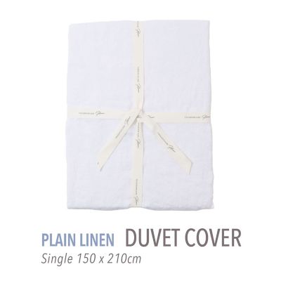 TOMORROWLAND HOME/トゥモローランド ホーム プレーンリネン 掛布団カバー(シングル) 11ホワイト 掛け布団カバー【三越伊勢丹/公式】