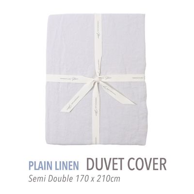 TOMORROWLAND HOME/トゥモローランド ホーム プレーンリネン 掛布団カバー(セミダブル) 13ライトグレー 掛け布団カバー【三越伊勢丹/公式】