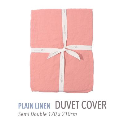 TOMORROWLAND HOME/トゥモローランド ホーム プレーンリネン 掛布団カバー(セミダブル) 33ピンク 掛け布団カバー【三越伊勢丹/公式】