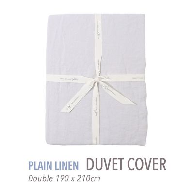 TOMORROWLAND HOME/トゥモローランド ホーム プレーンリネン 掛布団カバー(ダブル) 13ライトグレー 掛け布団カバー【三越伊勢丹/公式】