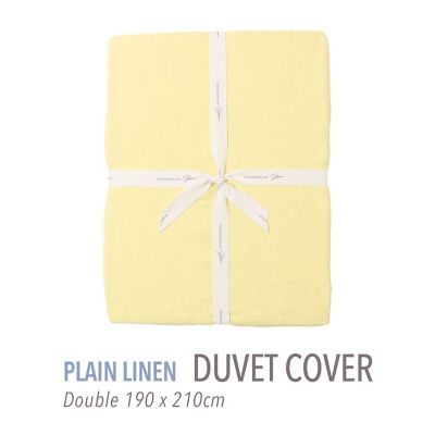 TOMORROWLAND HOME/トゥモローランド ホーム プレーンリネン 掛布団カバー(ダブル) 23イエロー 掛け布団カバー【三越伊勢丹/公式】