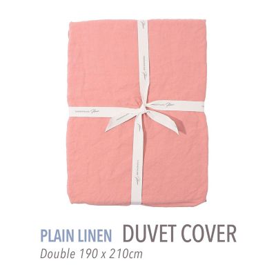 TOMORROWLAND HOME/トゥモローランド ホーム プレーンリネン 掛布団カバー(ダブル) 33ピンク 掛け布団カバー【三越伊勢丹/公式】