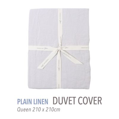 TOMORROWLAND HOME/トゥモローランド ホーム プレーンリネン 掛布団カバー(クイーン) 13ライトグレー 掛け布団カバー【三越伊勢丹/公式】