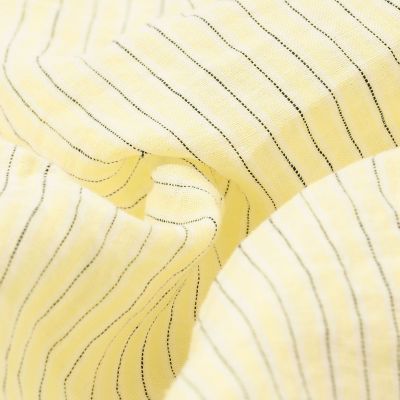 ストライプリネン　掛布団カバー（ダブル）