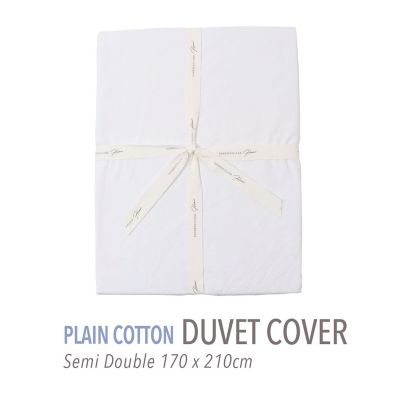 TOMORROWLAND HOME/トゥモローランド ホーム プレーンコットン 掛布団カバー(セミダブル) 11ホワイト 掛け布団カバー【三越伊勢丹/公式】