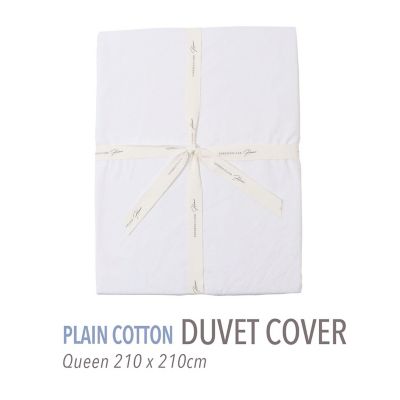 TOMORROWLAND HOME/トゥモローランド ホーム プレーンコットン 掛布団カバー(クイーン) 11ホワイト 掛け布団カバー【三越伊勢丹/公式】