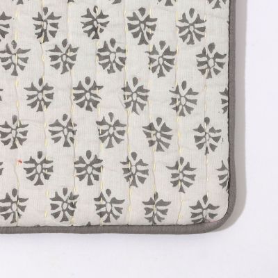 ブロックプリントキルト クッションカバー（45cm×45cm