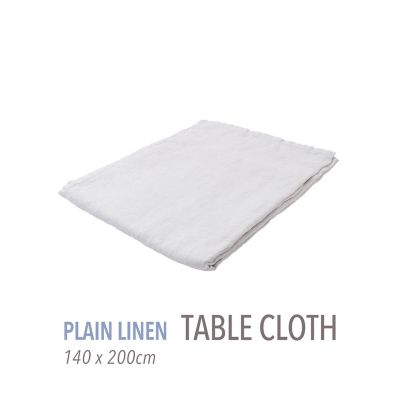 プレーンリネン テーブルクロス（140cm X 200cm