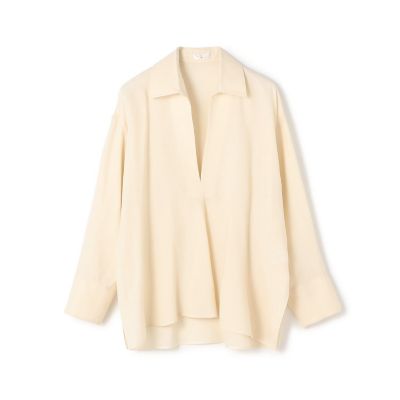 美品/23年式★TOMORROWLAND.B ウールビエラ　スキッパーシャツ ウールビエラ スキッパーシャツ | TOMORROWLAND .B (Women