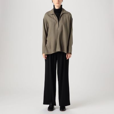 美品/23年式★TOMORROWLAND.B ウールビエラ　スキッパーシャツ ウールビエラ スキッパーシャツ | TOMORROWLAND .B (Women