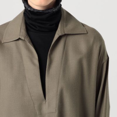 美品/23年式★TOMORROWLAND.B ウールビエラ　スキッパーシャツ ウールビエラ スキッパーシャツ | TOMORROWLAND .B (Women