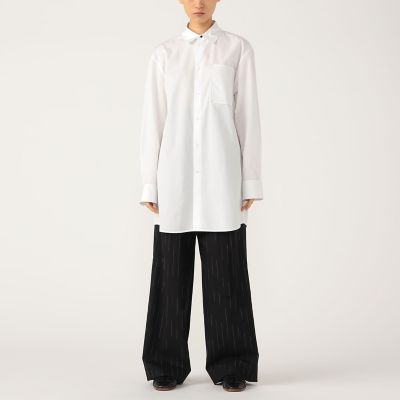 ＴＯＭＯＲＲＯＷＬＡＮＤ　．Ｂ　コットンレーヨン　ロングシャツ