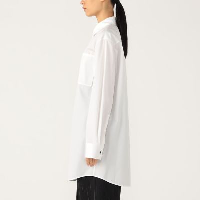 ＴＯＭＯＲＲＯＷＬＡＮＤ　．Ｂ　コットンレーヨン　ロングシャツ