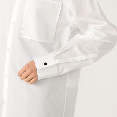 ＴＯＭＯＲＲＯＷＬＡＮＤ　．Ｂ　コットンレーヨン　ロングシャツ