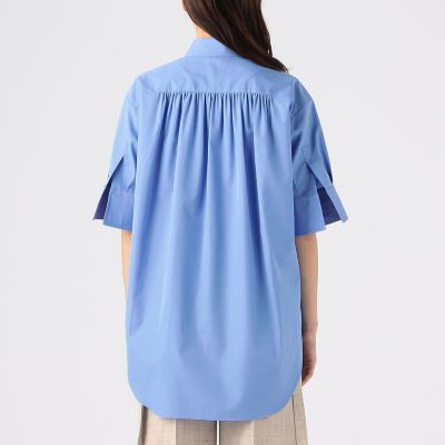 ＴＯＭＯＲＲＯＷＬＡＮＤ　．Ｂ　シルケットコットン　ハーフスリーブシャツ